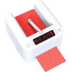 F FOREEMME Smart Automatic Poker Card Dealer-360° Rotating Universal Anti-Cheating Playing Card Dealing Tool,Rotating Card Dealer Machine for Texas Hold'em,UNO, Blackjack
