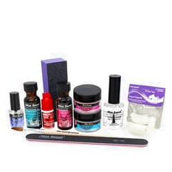 Mia Secret Acrylic Nail Kit/set For beginners - Nails Kit With Pink Acrylic Powder and Clear Acrylic Powder With Everything - Starter Kit de Uñas Acrilicas Mia Secret - Kit de Uñas Mia Secret Completo