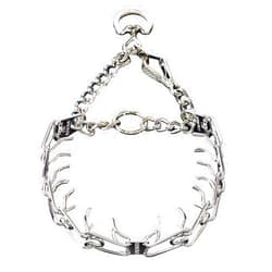 Herm Sprenger Chrome Plated Steel Training Prong Collar with Quick Release Snap for Dogs, Small, 2.25mm, 16-Inch (Neck Size up to 12-13 inches)
