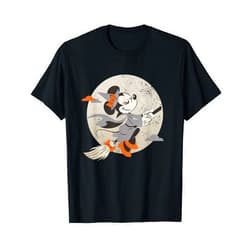 Disney Minnie Mouse Flying Witch Costume Halloween T-Shirt