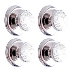 Wodlo Adhesive Towel Hooks - Round Ceramic, Pack of 4, Silver, Ideal for Hanging Robes, Coats, and Hats