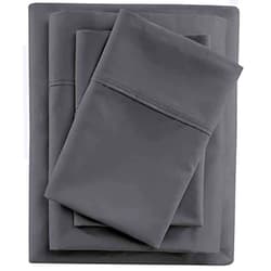 DKS BEDDING 100% Organic Cotton Fitted Sheet for Full Size Bed - Crisp and Cooling Sateen Weave,100% GOTS Certified Extra Long Staple, Fits 16
