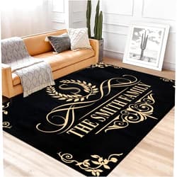 LEPEELA Personalized Family Name Rug for Inside House, Newlywed Closing, Monogram Rug Mat, Welcome Front Door, Custom Entryway Rug Unique Gift for Husband Wife, Housewarming Gift for New Engaged Married