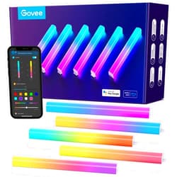 Govee Glide Wall Lights, RGBIC LED Lights, Smart Gaming Lights Works with Alexa and Google Assistant, RGB Light Bar, LED Wall Lights for Bedroom, 2 Panels Set (3 Sections/Panel)