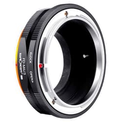 K&F Concept FD to M4/3 Lens Mount Adapter Ring Compatible for Canon FD Lens to Micro Four Thirds M43 Olympus Pen and Panasonic Lumix Cameras with Matting Varnish Design