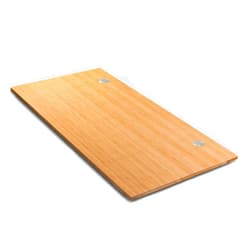 VWINDESK 60 x 30 x 1 Inch 100% Solid Bamboo Desk Table Top Only,for Standing Desk Home Office Desk with 60mm Grommets(Right Angle)
