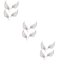 FRCOLOR 12 Pcs Hairpin Wedding Decor Womens Hair Barrettes for Women Rhinestone Hairclip Crystal Hair Decoration Wedding Ceremony Decorations Gold Trim Miss Zinc Alloy Hand Bones Wing