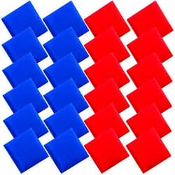 RAIBEATTY 24 PCS Mini Bean Bags for Kids,Cornhole Bean Bags for Hand Toss Games,Nylon Small Bean Bags,Sack Tossing Beanbags for Family Games,2.75 x 2.75 Inch