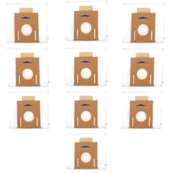 PIGUOAT 10 Pack T8 Bags Fit for Ecovacs DEEBOT OZMO T8 AIVI T8 Max and T8 Series/N8 Pro Plus/ N8 Pro/N10 Plus Robot Vacuum, Fit for Yeedi Vacuum