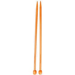 ChiaoGoo Single Point 13 inch (33cm) Bamboo Dark Patina Knitting Needle Size US 11 (8mm) 1033-11