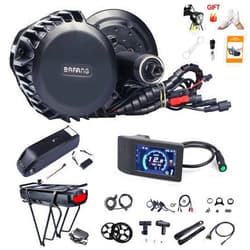 BAFANG BBS02B 48V 750W Ebike Conversion Kit : Mid Drive Electric Bike Motor with Display & Battery (Optional) for Mountain Bicycle Road Bicycles Commuter Bikes