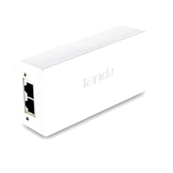 Tenda PoE Injector 48V, IEEE802.3at Gigabit PoE Injector up to 30W, Compatible with IEEE 802.3af, RJ45 Port, Passive PoE 10 / 100Mbps, Distance Up to 100 Meters, Plug and Play(PoE30G-AT)