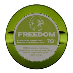 Syn Tin Edition 005: Freedom | Snus Can | Snus Container | Zyn Metal Can | Metal Zyn Container | Zyn Holder | Metal Snus Container | Smell Proof Container | Aluminum Zyn Container (Military Green)