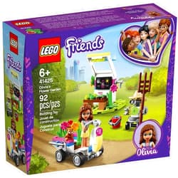LEGO Friends Olivia’s Flower Garden 41425 Building Toy for Kids; This Play Garden Comes with 2 Buildable Figures, Friends Olivia and Zobo, for Hours of Creative Play (92 Pieces)
