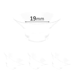 Afontoto Flange Inserts 19mm Compatible with Most 24mm Flange/Shield of Pumps, Silicone Flange Sizing Kit for Momcozy/Spectra/Medela Breast Pump, S12 Pro Replacement Parts Breastfeeding Essential Accessories