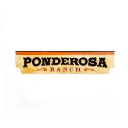 Chuck Peterson Designs Ponderosa Painted Sign on Cedar