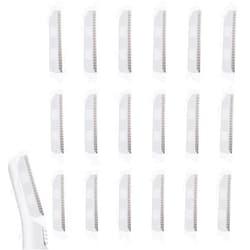 Amrmcy Replacement Heads for Finishing Touch Flawless Dermaplane Glo Facial Exfoliation Blades, White, Pack of 18