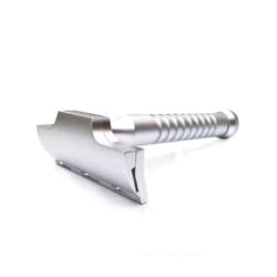 RazoRock Satin Silver HAWK Single Edge Razor