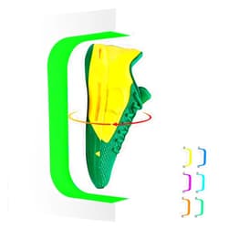 Vnemofey Levitating Shoe Display Stand and Magnetic Floating Rotating Sneaker with 16 Colors LED Light ,Rotation Spinning Shoe Rack Holder for Home and Office Decor,Birthday Gift , White