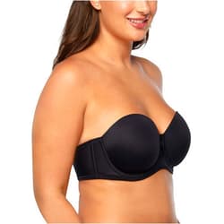 Vanity Fair Women's Beauty Back Smoothing Strapless Bra, 4-Way Stretch Fabric, Lightly Lined Cups Up to H