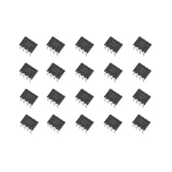 Bridgold 20pcs LM393N LM393M LM 393 Low Power Dual Voltage Comparator，DIP-8.