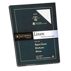 Southworth SOUZ550CK - Southworth 25% Cotton Linen Business Cover Stock by Southworth