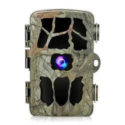 GoldPaddy Trail Game Camera 4K 20MP, Hunting Camera with Night Vision Motion Activated Waterproof Camera 0.2s Trigger Time Scouting Cam 2.4” LCD IR LEDs 120° Wide Angle for Wildlife Home Monitoring