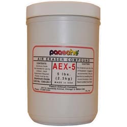 Paasche Airbrush AEX-5-400 Aluminum Oxide Abrasive, 400 Grit, Gray