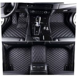 JTXWANG Custom Making Car Floor Mats for Audi,Acura,BMW,Cadillac,Chevrolet,Dodge,Mercedes Benz,Ford,Honda,Infiniti,Jeep,Lexus,Porsche,Toyota,Nissan,Volkswagen,2002-2022 (Black)