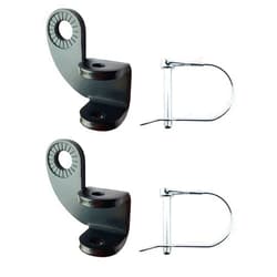 Wellshine 2 Set Bike Trailer Hitch Bicycle Stainless Steel 12.2MM-Hitch Coupler Compatible with Burley Trailers Adapter Replacement Connector to Pets Stroller