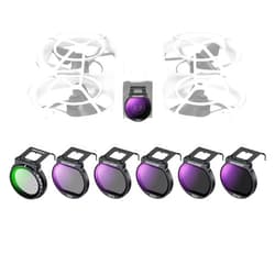 Neewer Filter Set for NEO Drone, 6 Pack CPL/ND8/ND16/ND32/ND64/ND128 Neutral Density Circular Polarizer Drone Accessories Slim Multicoated HD Optical Glass Compatible with DJI NEO, FL-N30