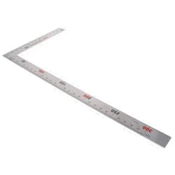 Heyiarbeit 150mmx300mm Stainless Steel Framing Square Right Angle Ruler Thicken Try Square Ruler Tools for Carpenter Engineer 1pcs