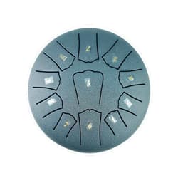 MQEBEOUYS Steel Tongue Drum-11 Notes 6 inch.Concert and Mallets for Meditation Entertainment Musical Education Concert Yoga. Unique Gifts
