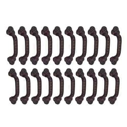 Midwest Craft House 20 Rustic Cabinet Handle Cast Iron Drawer Pull Door Antique Style 5 1/2