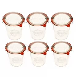 Weck 742 Mold Jar - .5 Liter, Set of 6