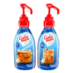 Coffee Mate Nestle Coffee mate Coffee Creamer, French Vanilla, Concentrated Liquid Pump Bottle, Non Dairy, No Refrigeration, 50.7 fl oz (Pack of 2)