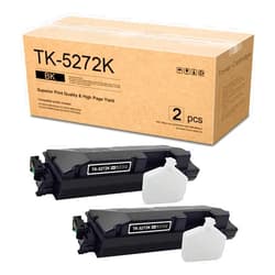 MGHJ HNFJGS Compatible 2 Pack Black TK-5272K TK5272K (1T02TV0US0) Toner Cartridge Replacement for Kyocera ECOSYS M6235cidn M6630cidn M6635cidn P6230cdn Printers