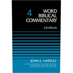 Dr. John Hartley,Bruce M. Metzger,David Allen Hubbard,Glenn W. Barker,John D. W. Watts,James W. Watts,Ralph P. Martin,Lynn Allan Losie Leviticus, Volume 4 (4) (Word Biblical Commentary)