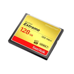 SanDisk 128GB Extreme CompactFlash Memory Card UDMA 7 Speed Up To 120MB/s - SDCFXSB-128G-G46