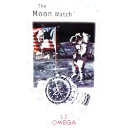 Graphic Expectations, Inc. POSTER-OMEGA WATCH:MOON WATCH PROMO ORIGINAL FRENCH ADVERTISING POSTER