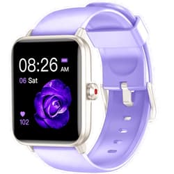 TYKOIT Smart Watch, Fitness Tracker with Heart Rate Monitor, Blood Oxygen, Sleep Tracking, 1.5 Inch Touchscreen Smartwatch for Android iOS Swimming Waterproof Pedometer Step Calories Tracker for Women Men