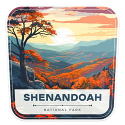 Generic Shenandoah National Park Sticker - Waterproof Vinyl Decal for Car Bumper, Laptop, Water Bottle, Wall, and Window, Size - 3'' Longer Side