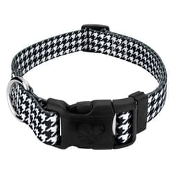 Country Brook Design Country Brook Petz - Deluxe Houndstooth Dog Collar - Made in The U.S.A. - Sports and Athletics Collection Featuring Spirited Designs (5/8 Inch, Small)