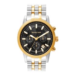 Michael Kors Hutton Chronograph Two-Tone Stainless Steel Watch (Model: MK8954)