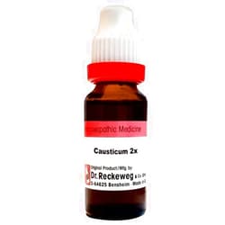 Generic Dr. Reckeweg Causticum 2X Mother Tincture Homeopathic Medicine (Buy 3 GET 1 Free)
