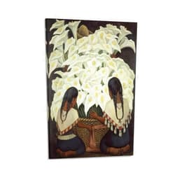 Generic Diego Rivera Calla Lily Vendor Canvas Wall Art Picture Painting Poster Canvas Print Posters Artworks Bedroom Living Room Decor 12x18inch(30x45cm)