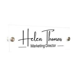 Clicked craft Wall Sign Name Plate - Door Name Plate Office Gifts Executive Sign Wall Plate Graduation Personalized Sign