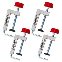 Milescraft 7209 Universal Fence Clamp 4-Pack - For Mitre Saws, Router Tables, Table Saws- Clamping Squares - 3/8