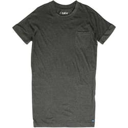 KAVU Cut Back T-Shirt Dress Pullover Relaxed Fit Tee