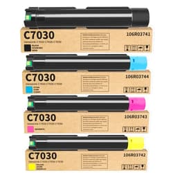 RumbaRex VersaLink C7020 C7025 C7030 Toner Cartridge Extra High Capacity 106R03741 106R03742 106R03743 106R03744 Toner Cartridge Replacement for Xerox VersaLink C7020 C7025 C7030 Printer Ink 4-Pack (BK/C/M/Y)